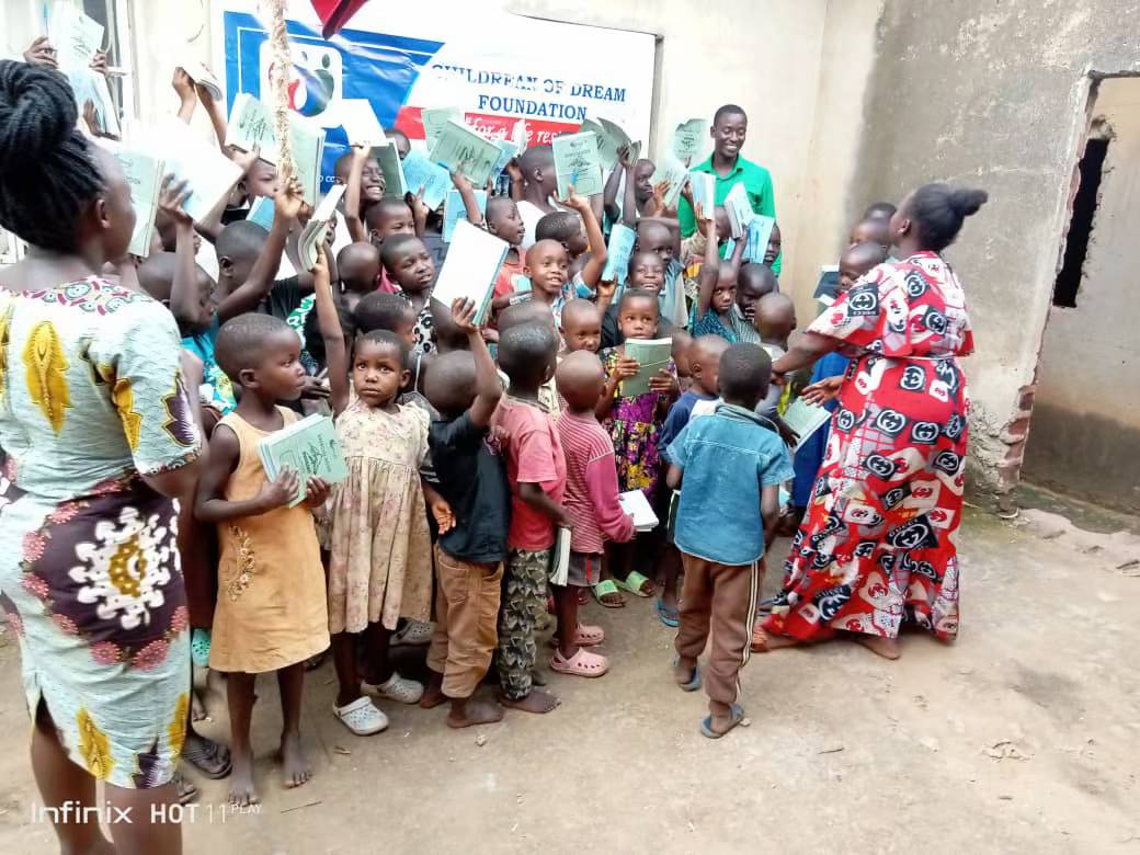 Children celebrating